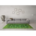 thumbnail image 3 of Ahgly Company Indoor Rectangle Oriental Green Industrial Area Rugs, 3' x 5', 3 of 4
