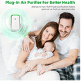 thumbnail image 3 of JahyShow Plug in Air Purifier, 4 Pack Negative Ion Air Ionizers Mini Portable Air ionizers for Home Bedroom Office, 3 of 13