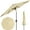 Beige, variant on Outdoor Octagon Patio Umbrella, 8.69 x 8.69 x 7.87 ft, 8 Sturdy Ribs, Turquoise Blue