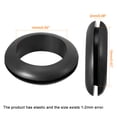 thumbnail image 3 of Wire Protector Oil Resistant Rubber Grommets 14mm Mounting Dia 200Pcs Black, 3 of 3