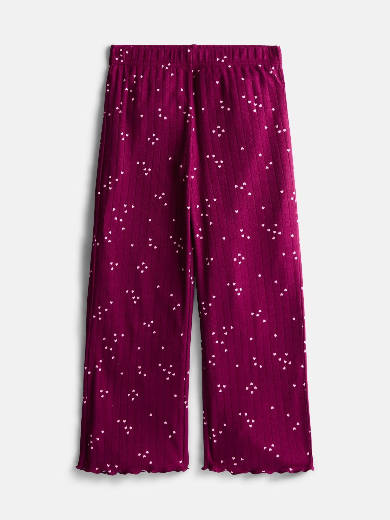 Wonder Nation Girls' Top, Pants and Hair Scrunchie Pajama Set, 3-Piece, Sizes 4-18