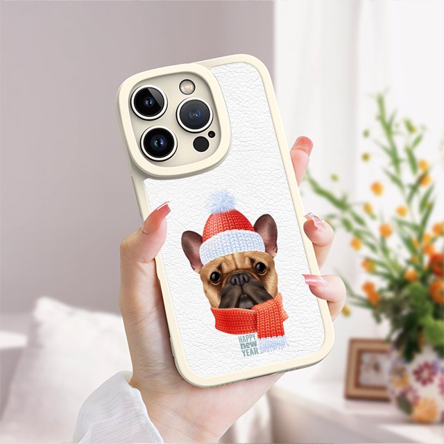 Mejore el aspecto de su serie de iPhone con una funda para teléfono con diseño de dibujos animados simple y elegante