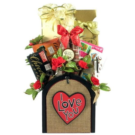 My Goodness Gift Baskets Gift Basket Drop Shipping SeAlMyLo Sending All My Love, Romantic Gift Basket ()