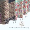 thumbnail image 6 of Pioneer Flower Floral Print Pattern Shower Curtain 36"x72" ,Bathroom Decorative Shower Curtains Set with 12 Hooks,Modern Waterproof Washable Shower Curtain, 6 of 6