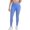Light Blue, variant on TGPMGRZ High Waisted Tummy Control Leggings for Women Lifting Lace Cut Out Yoga Pants Soft Comfort Gym Workout Leggings Blue Size M