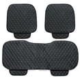 thumbnail image 2 of 3pcs/set Breathable PU + non-slip rubber 5-Seater Universal Car Interior Seat Cover Cushion Pad for Auto Supplies Office Chair, 2 of 6