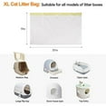 14 Packs Sifting Cat Litter Bags Jumbo Thick Cat Litter Box Liners with
