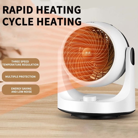 EARKITY Space Heater, Portable Electric Heater, Portable Electric Space Heater, Upgraded Small Desk Heater, PTC Fast Heating Ceramic Heater, Small Heater for Home, Bedroom, Office, Garage