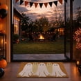 thumbnail image 6 of Sulaicai Cute Ghost Pumpkin Halloween Doormat, Non Slip Absorbent Washable Entrance Welcome Mat, Seasonal Holiday Decor Rug for Porch Kitchen Bathroom Bedroom Indoor Outdoor, 6 of 7