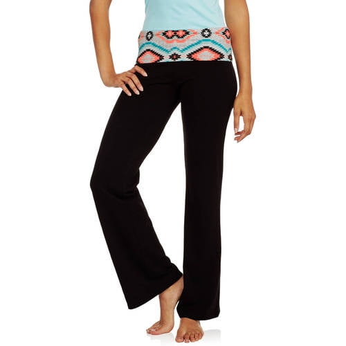 No Boundaries Juniors' Flare Yoga Pants 