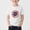 White, variant on NAISIBABY Boys Short Sleeve Tee, Floral Graphic Crewneck Soft Casual Summer Trendy Active T-Shirt White Size 12