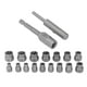 thumbnail image 4 of Screw Extractor, Female Thread Metric British System 18Pcs Nut Removal Tool For Maintenance, 4 of 8