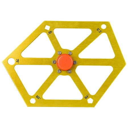 

Aluminum Alloy Hexagon Ruler Professional Table Saw Angle Adjustment Ruler Magnetic Woodworking Angle Adjustment Tool for Woodworking Measuring