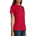 thumbnail image 5 of Hanes Sport Women's Cool DRI Performance Polo (40+ UPF), 5 of 6