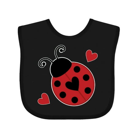 

Inktastic Ladybug Lover Red and Black Gift Baby Girl Bib