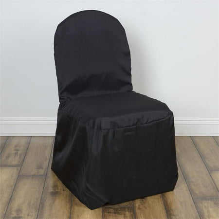 Dining Room Chair Covers Round Back Efavormart 10PCS Round Top Polyester Banquet Chair Covers Linen Dinning Chair slipcover For Hotel Dining Wedding Party Catering ()