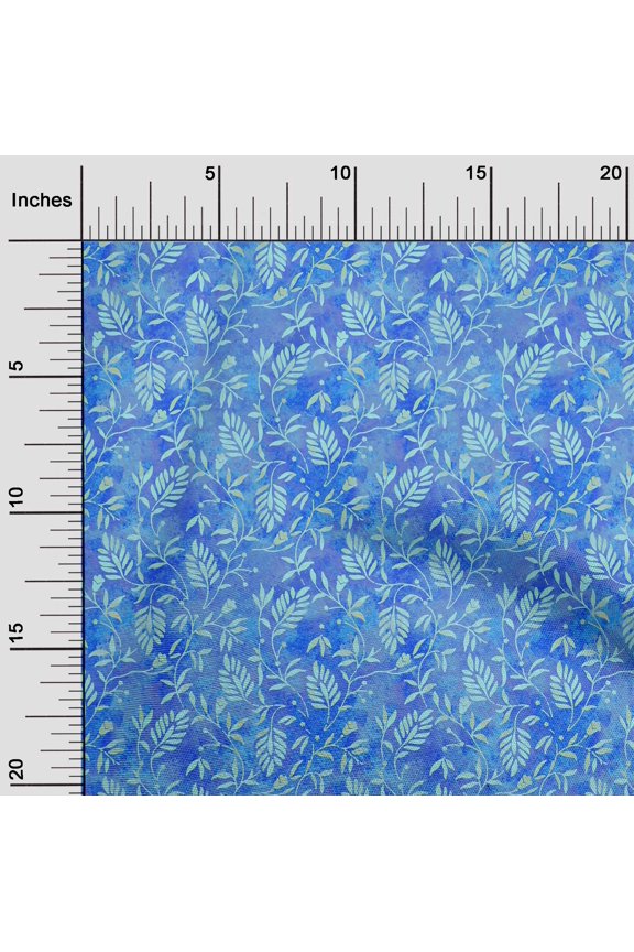 Cotton Poplin Medium Blue Fabric Batik Diy Clothing Quilting Fabric Print Fabric By Yard 42 Inch Wide - MK