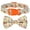 Orange, variant on Didog Soft Floral Pet Dog Cat Collars with Cute Detachable Bow Tie Adjustable Fit for Small Medium Large Breeds