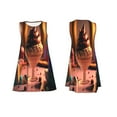 thumbnail image 7 of Balery Colorful Cake Ice Cream Pattern Women’s Summer Dresses – Loose Sleeveless Sundress, Casual and Comfortable Beach Dress for Hot Days, 7 of 7