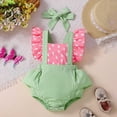 thumbnail image 4 of JUMEYU Infant Baby Girl Clothes Baby-Girls One-Pack Short Sleeve Variety Bodysuits Bodysuits 0 3 6 9 12 18 24 Months (Pink,6-9 Months), 4 of 9