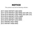 thumbnail image 2 of TOR Front Rear Suspension Stabilizer Bar Link Kit for Car INFINITI Q50 Q60 Q70 Q70L M37 M56 - Left Right Side (Driver Passenger) KTR-104266, 2 of 2