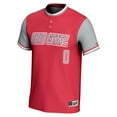 thumbnail image 2 of Unisex GameDay Greats #0 Scarlet Ohio State Buckeyes Lightweight Softball Jersey, 2 of 4