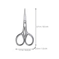 thumbnail image 2 of MIANGASTORE 2Pcs Stainless Steel Eyebrow Scissors Eyelash Extension Trimming Scissor Small Eyebrow Scissors, 2 of 8