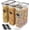 3 Pack, variant on Cereal Containers Storage 2 Pack 135 fl. oz Cereal Dispenser Countertop, Airtight Food Storage Containers for Pantry Organization and Storage, Bpa-free Cereal Storage Container with Marker & Labels
