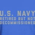 thumbnail image 3 of CafePress - US Navy Retired Not Decommissioned Dark T Shirt - Men's Classic Graphic Cotton T-Shirt, 3 of 4