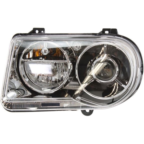 Headlight Compatible With 2005-2010 Chrysler 300 Left Driver Halogen With bulb(s) CAPA Certified