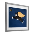 thumbnail image 4 of Angel Cat with Star Gray Framed Print Under Glass, design by Stephen Huneck, 4 of 10
