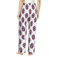 thumbnail image 3 of Xecao Cute Number 8 Women's Straight Lounge Pajama Pants: The Epitome of Relaxed Sleepwear, 3 of 9