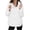 White, variant on Fall Winter Women Long Sleeve Stand Collar Quilted Hoodies Puffer Jacket