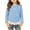 Light Blue, variant on fatyb Girls Long Sleeve Tops Ruffle Hem T Shirts with Bow Kids Crew Neck Cute Blouses for 0-12 Years