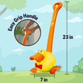 thumbnail image 4 of Juguete de Empuje Waddles El Pato Amarillo con Sonidos de quacking, 4 of 4