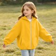 thumbnail image 5 of PureCasa Girls Zip Up Hoodies for 5-16 Years Full-Zip Sports Hooded Sweatshirts Jacket Casual Fall Hoodie with Pockets, 5 of 9