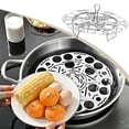 thumbnail image 1 of PEONAVET Steaming Rack 304 Stainless Steel Folding Steamers Tray, 1 of 9