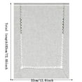 thumbnail image 2 of Drapeau de Table d'Angle Creux Polyester Nappe de Table Basse Nappe de Table Drapeau à Thé Napperon Drapeau de Table Nappe pour Table Pliante 6 Pieds Drap-Housse Vêtements Huilés Nappe Rectangulaire Table Sable, 2 of 3