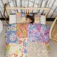 thumbnail image 3 of Pioneer Flower Duvet Cover and Pillowcase Set for Single Bedding, Bedroom Accessories for Kids Teens, 3 of 5