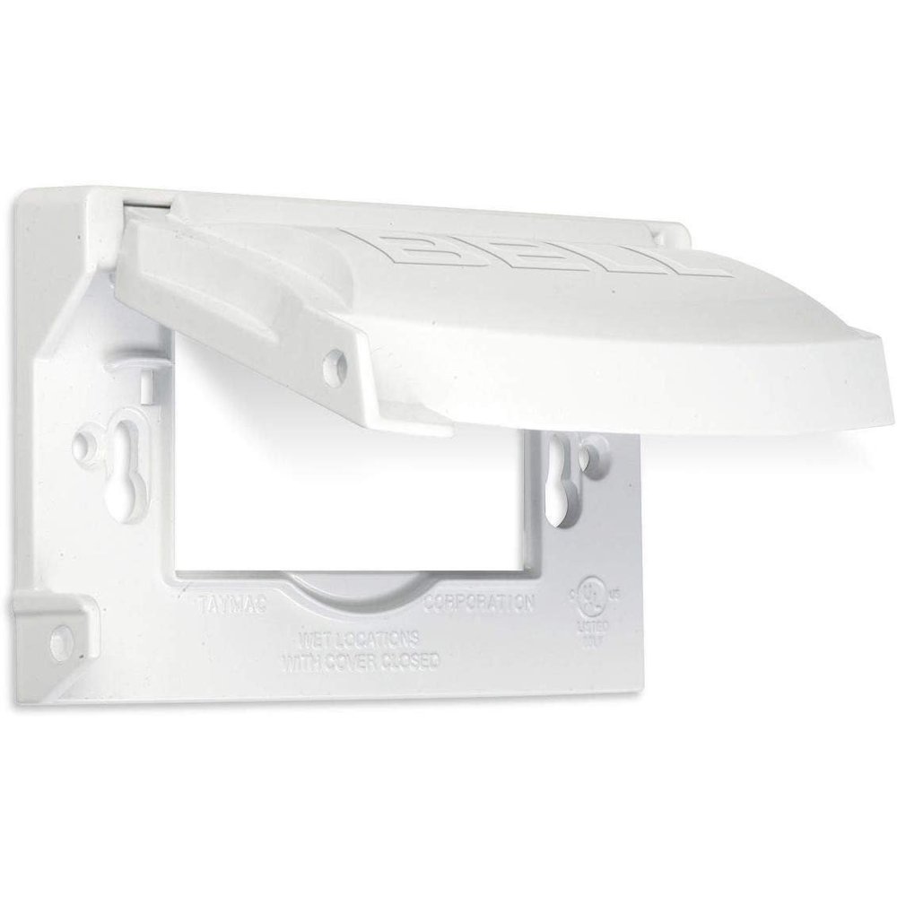 Hubbell Outdoor Lighting MX1250W Weatherproof Single Outlet Cover