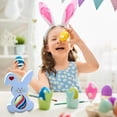 thumbnail image 2 of Silicone Rabbit Easter Egg Sitting Rabbit Silicone Casting Rabbit Silicone Animal Silicone for Resin 3d Glass Paperweight Kits Resin Silicone Glass Holder Coloring Transparent Ring Blanks 7x10 Flower, 2 of 6
