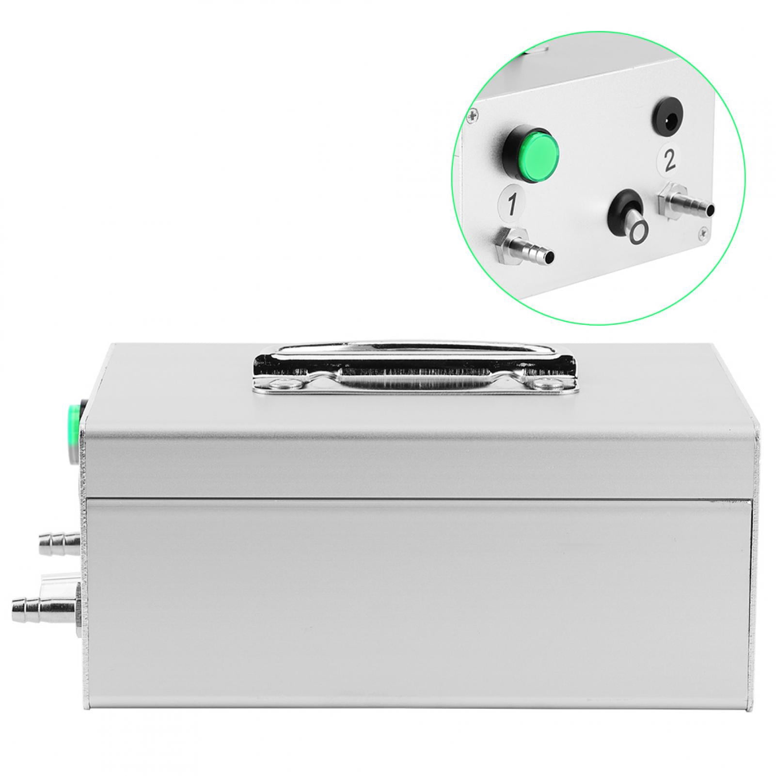 BIMZUC Pulsation Electric Milking Machine Vacuum Pump for Sheep and Cattle, Aluminum Alloy Shell, 48W Copper Core, 16x12x7cm / 6.3x4.7x2.8in EU Plug