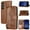 Brown, variant on Dteck Flip Case for iPhone 16e, Shockproof PU Leather Wallet Pocket Card Holder Magnetic Closure Anti Scratch Kickstand Cover with Crossbody Shoulder Strap, Brown