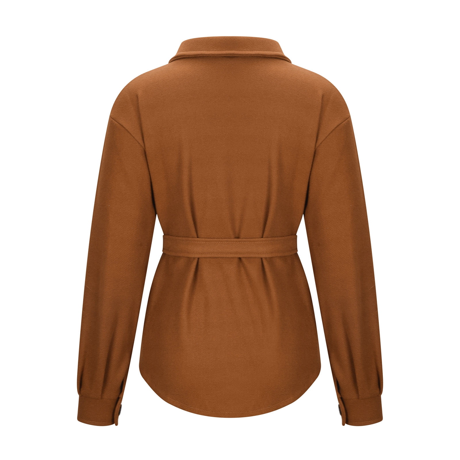 Grid Print Lapel Long Sleeve Coat, Elegant Pocket Buttons Outerwear,  Women's Clothing - Temu