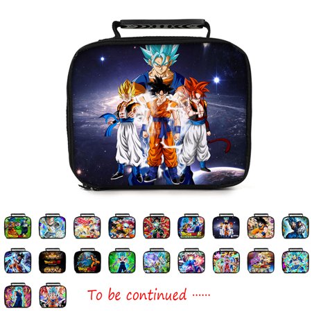 

Dragon Ball Goku Lunch Bag Handle Insulation Cooler Bag for Women Kid Lunch Box Picnic Travel Food Storage Breakfast Thermal Bag-G