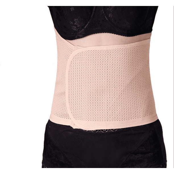 Chainplus Women Postpartum Belly Band Girdle Belly Wrap Abdominal Binder C  section C-section Recovery Postnatal Support Belt XL 