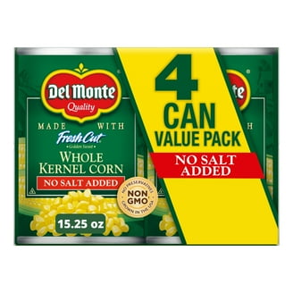 6 Cans) Libby's Naturals Whole Kernel Corn, No Salt Added, No