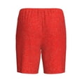 thumbnail image 2 of Lsque Red Glitter Mens Sleep Pajama Shorts,Short Pajama Pants, Cotton Ultra-Soft Knit-XX-Large, 2 of 9