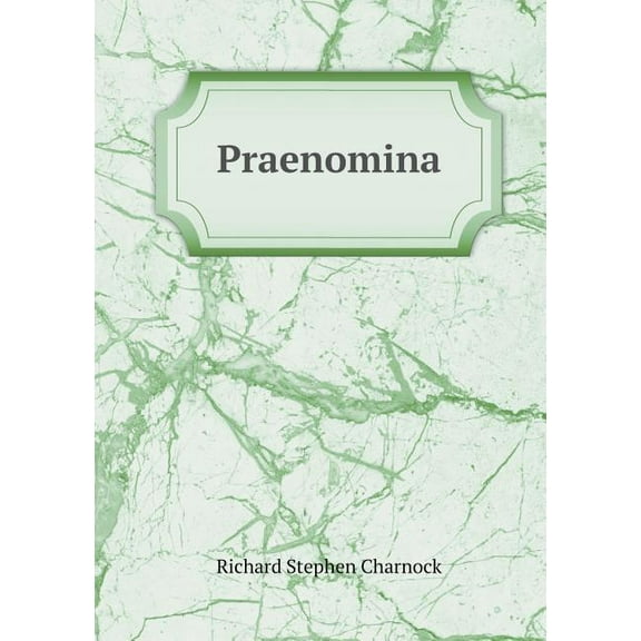 Praenomina (Paperback)