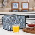 thumbnail image 6 of Haiem Llamas And Cactus Print Toaster Covers 2 Slice Wide Slot,Bread Dust Cover & Fingerprint Protection,Bread Machine Cover,Appliance Covers, 6 of 7